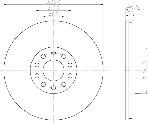 NF PARTS Тормозной диск NF1699237